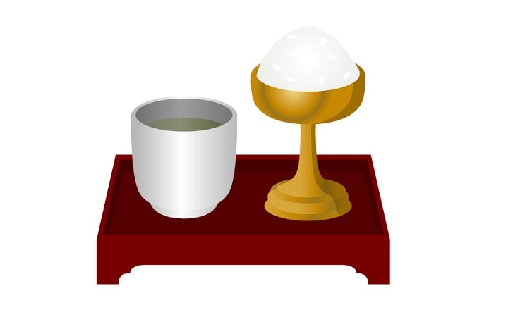 仏壇のお茶とご飯と水の置き方は？水の代わりにお茶を供えていい？