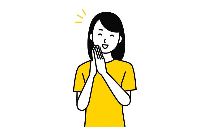 ありがとう、笑顔、感謝、うれしい