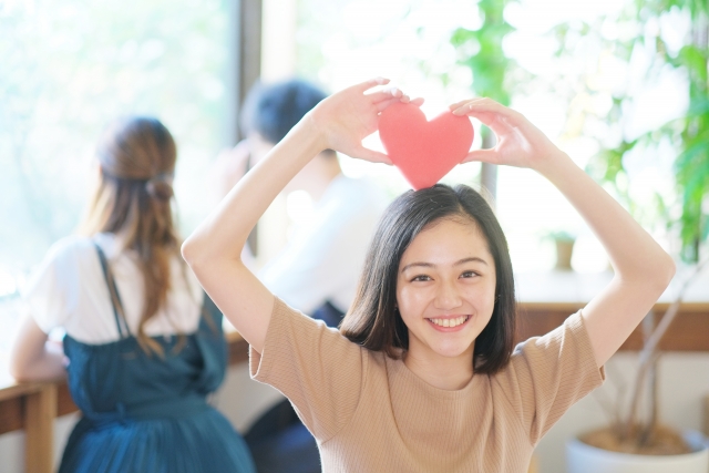 カップル、デート、ハート